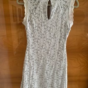 bebe Dresses - Light gray lace Bebe dress bebe Dresses - Light gray lace Bebe dress